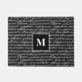 Elegant Handschrift Monogram Initiaal Home Decor Deurmat (Voorkant)