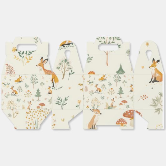 "Elegant handvat geschenkdoos" Bedankdoosjes (Ongevouwen)