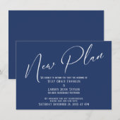 Elegant Handwriting Nieuw Plan Marine Aankondiging (Voorkant / Achterkant)