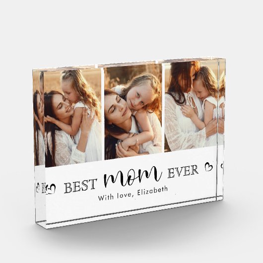 Elegant Handwritten Script Mother’s Day Keepsake Fotoblokken (Links)