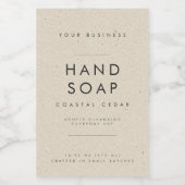 Elegant Handzeep Bodywash Etiket (Enkel label)