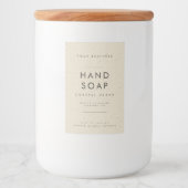 Elegant Handzeep Bodywash Etiket (Voorkant)