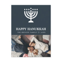 Elegant Hanukkah foto-Briefkaart