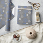 Elegant Hanukkah Holiday Pattern Cadeaupapier<br><div class="desc">Digitale kunst</div>