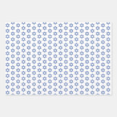 Elegant Hanukkah Holiday Pattern Gold Inpakpapier Vel (Voorkant 2)