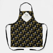 Elegant Hanukkah Holiday Pattern Gold Schort (Voorkant)