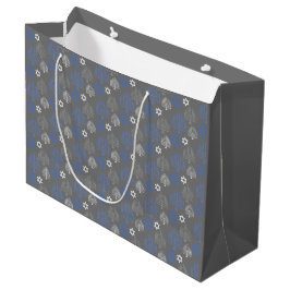 Elegant Hanukkah Holiday Pattern Groot Cadeauzakje