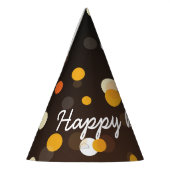 Elegant Happy Birthday in Sparkles Feesthoedjes (Links)