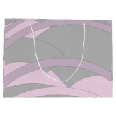 Elegant Happy Birthday Large Cadeautasje (Achterkant)