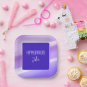 Elegant "Happy Birthday" papier Bord (Feest)