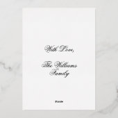 Elegant Happy Diwali Candles Gold Foil Shiny Kaart (Achterkant)