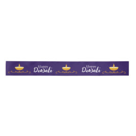 Elegant Happy Diwali Custom Satin Ribbon Satijnen Lint