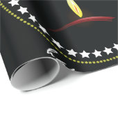 Elegant Happy Diwali Diya Flame Star Wreath Cadeaupapier (Rol Hoek)