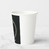 Elegant Happy Diwali Diya Flame Star Wreath Papieren Bekers (Links)