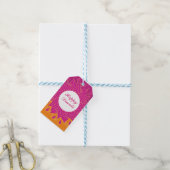 Elegant Happy Diwali Square Sticker Cadeaulabel (Met Touw)