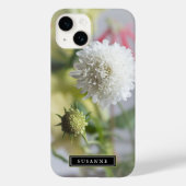 Elegant Happy Flowers iPhone Case (Achterkant)