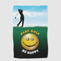 Elegant Happy Golfer ontwerp