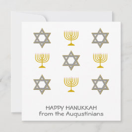 Elegant Happy Hanukkah Feestdagenkaart