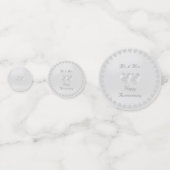 Elegant Happy Jubileum Confetti (Voorkanten)