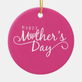 Elegant Happy Moederdag Calligrafie | ORNAMENT (Voorkant)