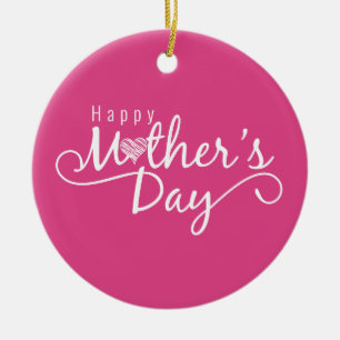 Elegant Happy Moederdag Calligrafie ORNAMENT
