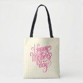 Elegant Happy Moederdag | CANVAS TAS (Voorkant)
