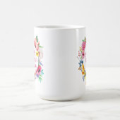 Elegant Happy Moederdag Floral | Klassieke Mok (Center)