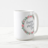 Elegant Happy Moederdag Floral | Klassieke Mok (Voorkant rechts)