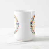 Elegant Happy Moederdag Floral | Klassieke Mok (Center)