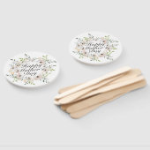 Elegant Happy Moederdag Floral Lijst Hand Fan Handwaaier (Niet-gemonteerd)