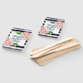 Elegant Happy Moederdag Floral Lijst Hand Fan Handwaaier (Niet-gemonteerd)