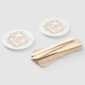 Elegant Happy Moederdag Floral Lijst Hand Fan Handwaaier (Niet-gemonteerd)