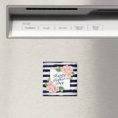 Elegant Happy Moederdag Floral Lijst Magnet (Insitu (Vaatwasser))