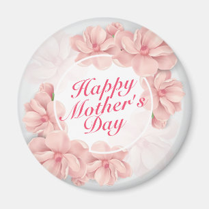 Elegant Happy Moederdag Floral Lijst Magnet