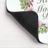 Elegant Happy Moederdag Floral Lijst Mousepad Muismat (Hoek)