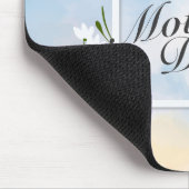 Elegant Happy Moederdag Floral Lijst Mousepad Muismat (Hoek)