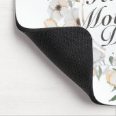 Elegant Happy Moederdag Floral Lijst Mousepad Muismat (Hoek)