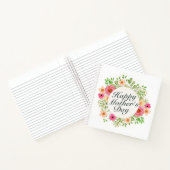 Elegant Happy Moederdag Floral Lijst | NOTITIEBOEK (Binnen)