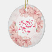Elegant Happy Moederdag Floral Lijst Ornament (Links)