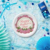 Elegant Happy Moederdag Floral Paper Bord (Feest)