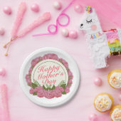 Elegant Happy Moederdag Floral Paper Bord (Feest)