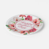 Elegant Happy Moederdag Floral Paper Bord (Gekanteld)