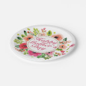 Elegant Happy Moederdag Floral Paper Bord (Gekanteld)