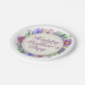 Elegant Happy Moederdag Floral Paper Bord (Gekanteld)