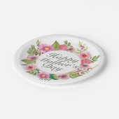 Elegant Happy Moederdag Floral Paper Bord (Gekanteld)