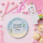 Elegant Happy Moederdag Floral Paper Bord (Feest)