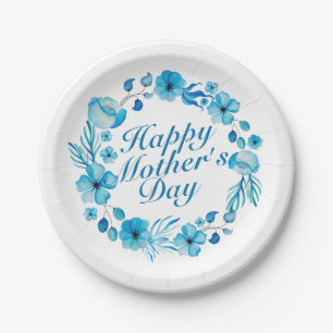 Elegant Happy Moederdag Floral Paper Bord