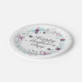 Elegant Happy Moederdag Floral Paper Bord (Gekanteld)
