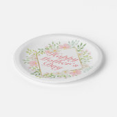 Elegant Happy Moederdag Floral Paper Bord (Gekanteld)