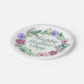 Elegant Happy Moederdag Floral Paper Bord (Gekanteld)